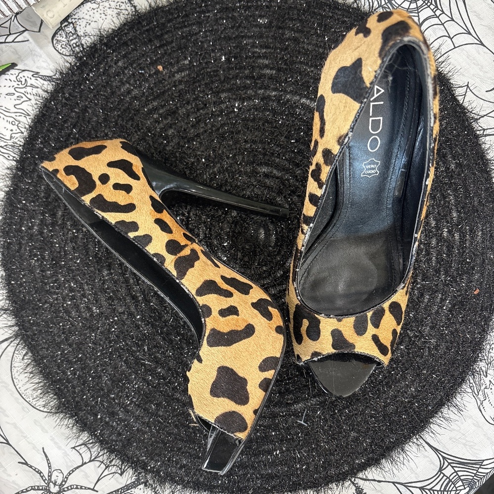ALDO Leopard Print Heels
